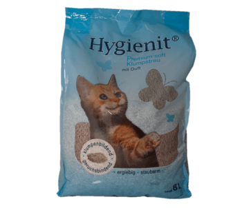 Pretty Cat Hygienit Premium Бентонитовый наполнитель для кошачьего туалета с ароматом детской присыпки