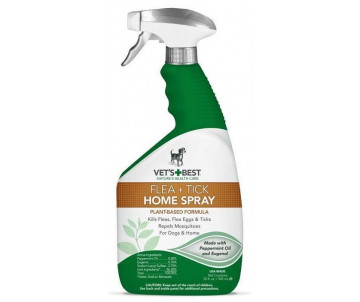 Vet's Best Flea & Tick Home Spray Спрей від бліх, кліщів і москітів для собак і дому