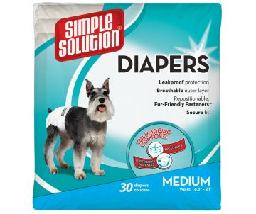Simple Solution Disposable Diapers Гигиенические подгузники для животных, 30 шт