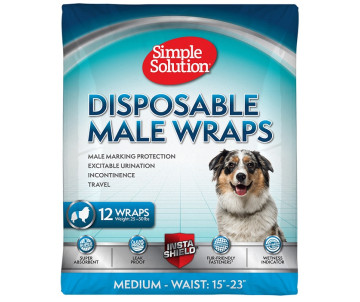 Simple Solution Disposable Male Wrap гигиенический поясок для кобелей