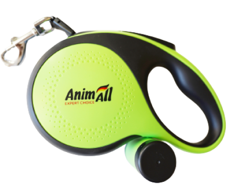 AnimAll рулетка-поводок с диспенсером для собак