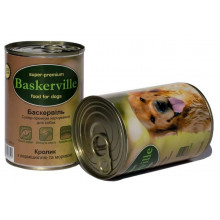 Baskerville Dog Adult Rabbit Wet