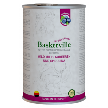 Baskerville Dog Adult Sensitive Wild Mit Blaubeeren und Spirulina Wet