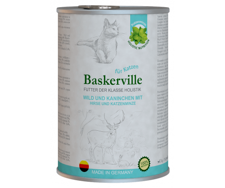 Baskerville Holistic Cat Adult Wild und Kaninchen Wet