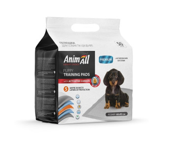 AnimAll Пеленки с активированным углем для собак 60х90 см