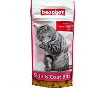 Beaphar Skin Coat Bits Подушечки для здоровой кожи и шерсти у кошек