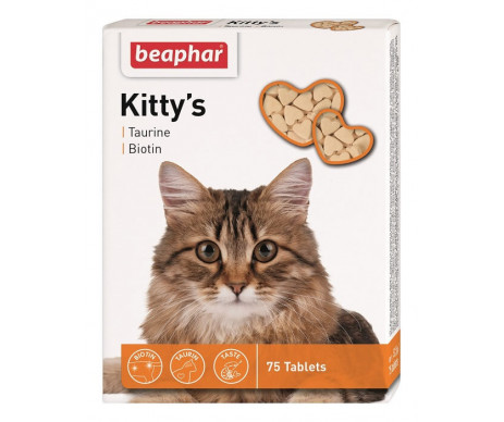Beaphar Kittys + Taurin Лакомство для кошек с таурином