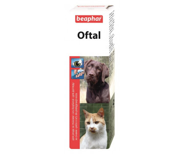 Beaphar Oftal средство от слезных пятен и для очистки глаз у домашних животных