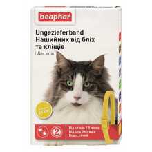 Beaphar Ungezieferband Yellow Ошейник против блох и клещей для кошек желтый