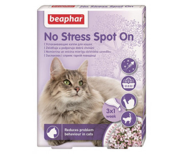 Beaphar «No Stress Spot On» Краплі на холку для кішок