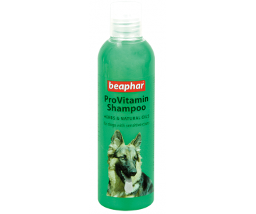 Beaphar Provitamin Shampoo Green/Herbal Провитаминный шампунь для собак с чувствительной кожей