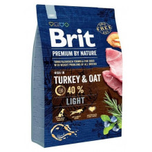 Brit Premium Dog Adult Light Turkey Oats 