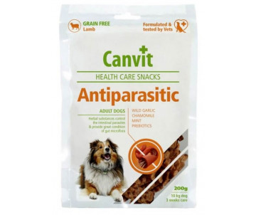 Canvit Antiparasitic Лакомства для поддержания микрофлоры кишечника собак