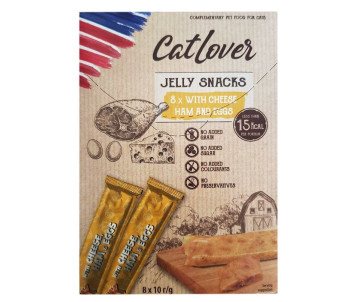 CatLover JellySnack cheese ham egg Лакомство для котов