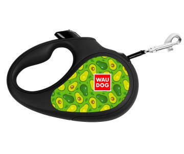 WAUDOG Поводок-рулетка малюнок "Авокадо"