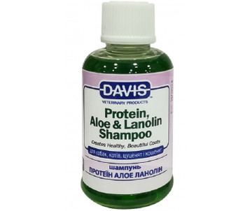 Davis Protein & Aloe & Lanolin Shampoo Шампунь для собак и котов с протеином, алое и ланолином, концентрат