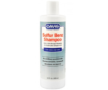 Davis Sulfur Benz Shampoo Шампунь для собак и котов с заболеваниями кожи