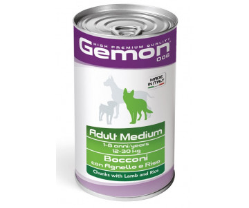 Gemon Dog Adult Medium Chunks Lamb WET