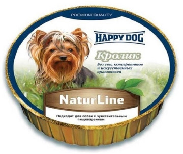 Happy Dog Schale NaturLine Rabbit Wet