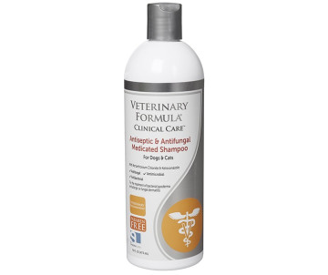 Veterinary Formula Antiseptic&Antifungal Shampoo АНТИСЕПТИЧЕСКИЙ и ПРОТИВОГРИБКОВЫЙ шампунь с бензетонием и кетоконазолом для собак и котов