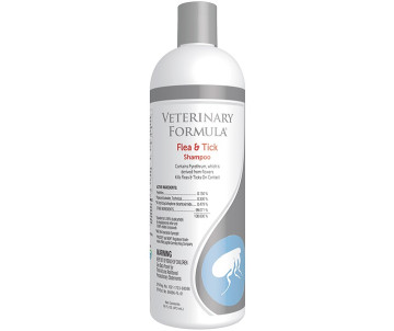 Veterinary Formula Flea&Tick Shampoo ШАМПУНЬ ОТ БЛОХ И КЛЕЩЕЙ для собак и кошек, с алоэ и ланолином