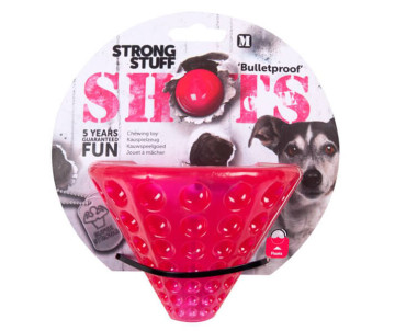 Flamingo Shots Cone суперпрочная игрушка для собак, резина, плавающая