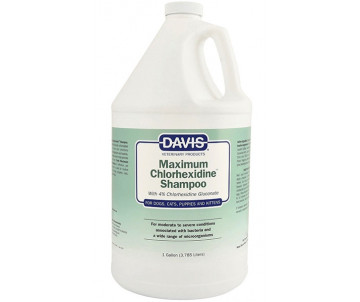 Davis Maximum Chlorhexidine Shampoo Шампунь для собак и котов с заболеваниями кожи и шерсти
