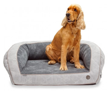 Harley And Cho Sleeper Soft Touch Gray Ортопедический диван для собак