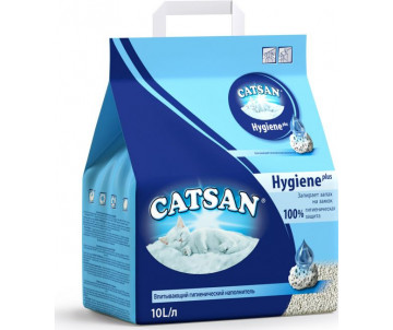 Catsan Hygiene plus Впитывающий гигиенический наполнитель для кошачьего туалета