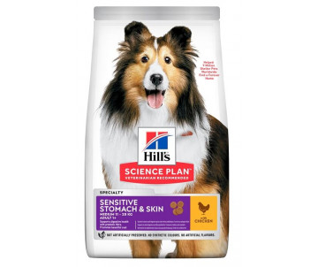 Hills Dog Adult Science Plan Sensitive Stomach Skin Medium