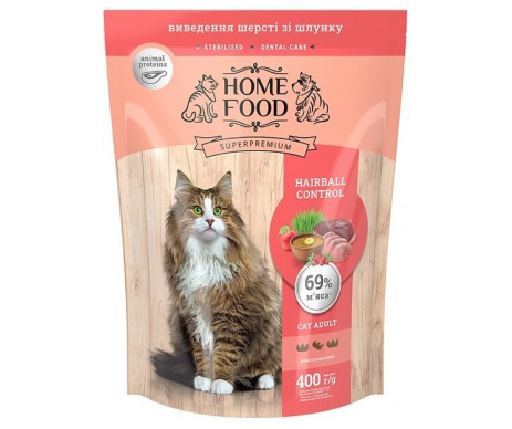 Home Food Cat Adult Hairball Control