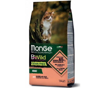 Monge BWILD Cat Grain Free Salmon