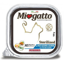 Morando MioGatto Cat Adult Sterilised Salmon Pate