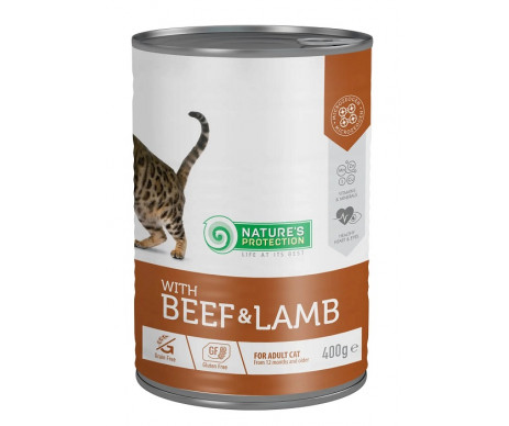 Natures Protection Cat with Beef & Lamb