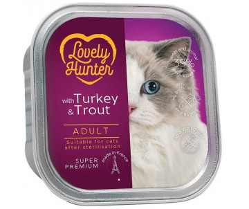 Lovely Hunter Cat Sterilised with Turkey and Trouts