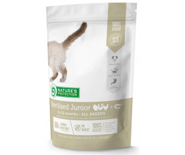 Natures Protection Cat Sterilised Junior Poultry with krill