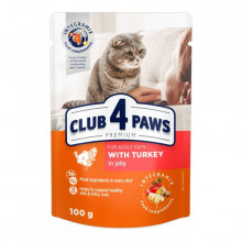 Club 4 Paws Cat Adult Premium Turkey Wet