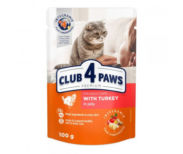 Club 4 Paws Premium Cat Adult Turkey Wet
