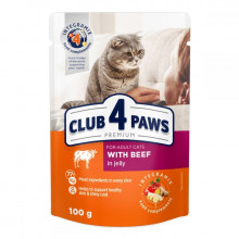 Club 4 Paws Premium Cat Adult Beef Wet