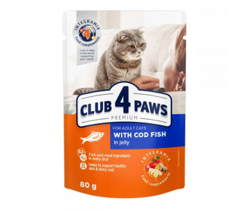 Club 4 Paws Premium Cat Adult Cod Wet