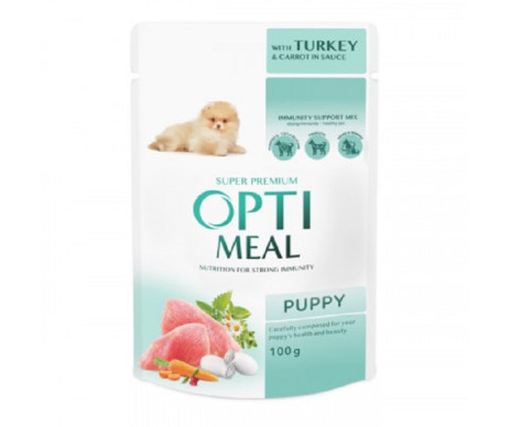 Optimeal Dog Puppy Turley Carrot Wet