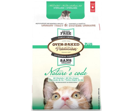 Oven-Baked Nature’s Code Grain-Free Cat Sterilized Chicken