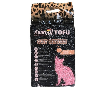 AnimAll Tofu Peach Соевый наполнитель для кошачьего туалета
