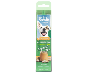 TropiClean Fresh Breath Гель со вкусом арахиса для чистки зубов у собак