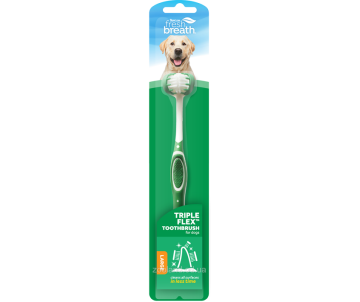 TropiClean Triple Flex Зубна щітка для собак середніх та великих порід