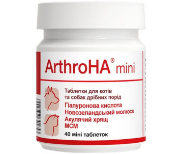 Dolfos ArthroHA mini хондропротективный препарат для собак