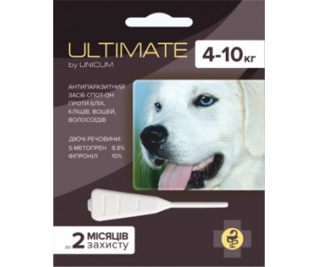 Unicum ULTIMATE Капли от блох и клещей для собак, 1 шт