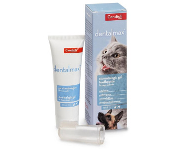 Candioli DentalMax гель + щітка для зубів та ясен собак та кішок