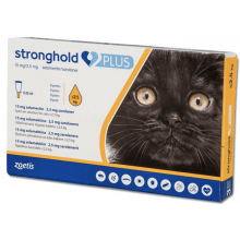 Zoetis Stronghold Plus Капли от блох, клещей и гельминтов для кошек до 2,5 кг