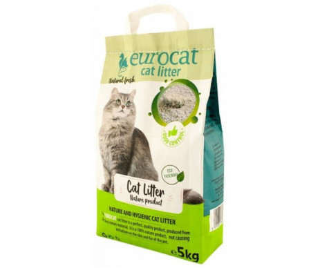 EuroCat Бентонитовый наполнитель для кошачьего туалета без аромата